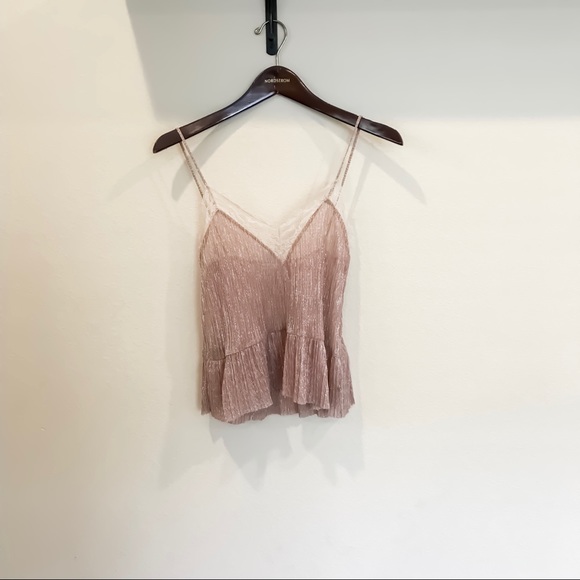 Zara Tops - Zara Blouse with Lace-Never Worn